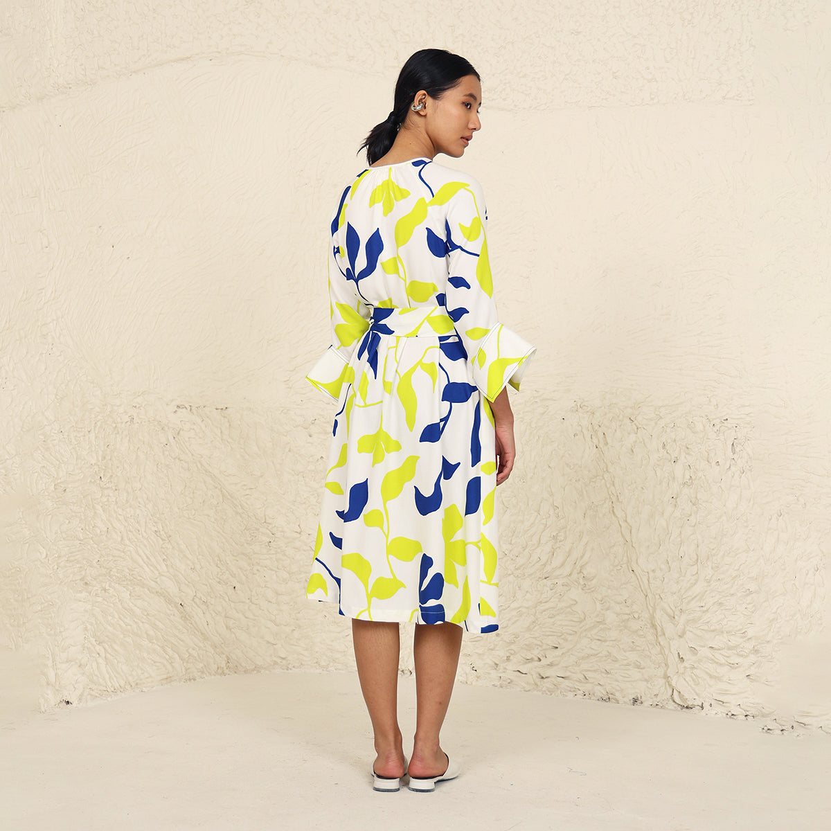 Eden Lime Print Dress