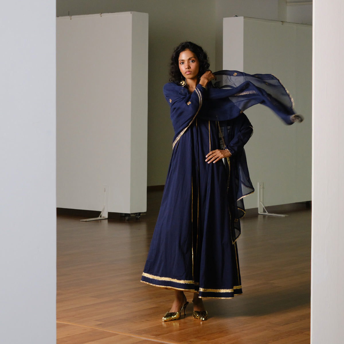 Tara Gown with Dupatta