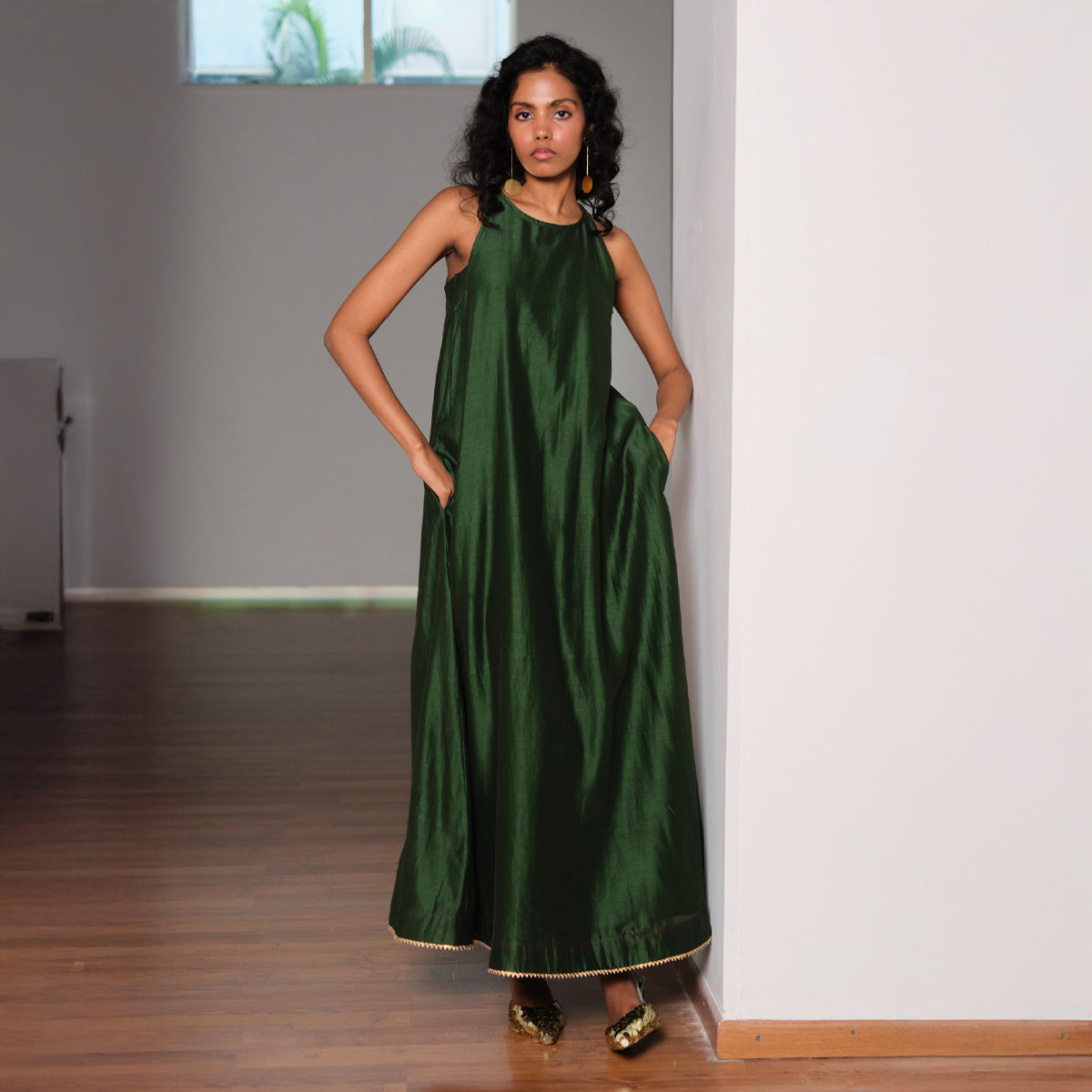 Vriksh Silk Gown