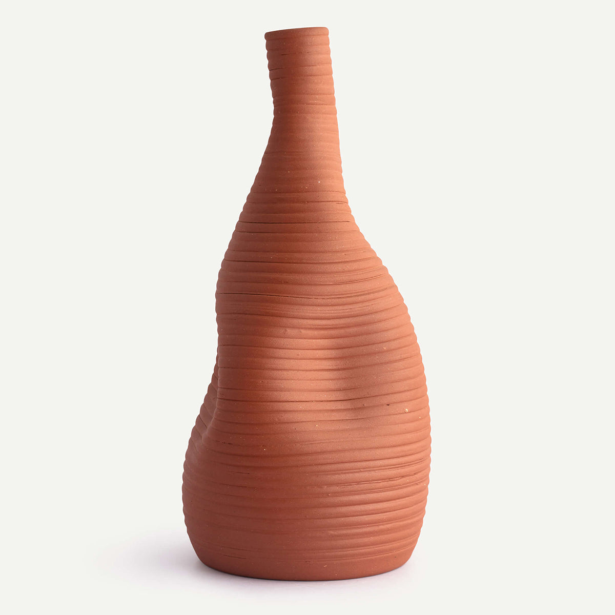 Terracotta Husk Vase