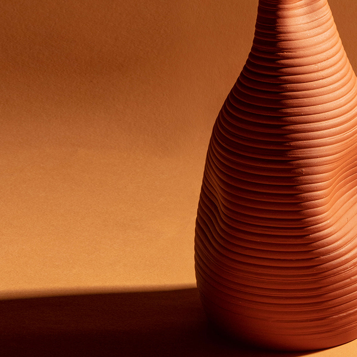 Terracotta Husk Vase