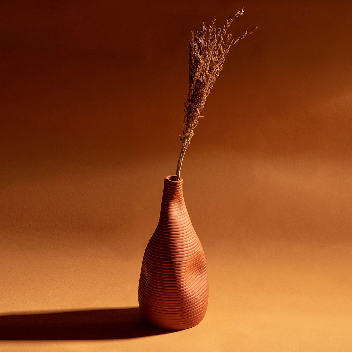 Terracotta Husk Vase