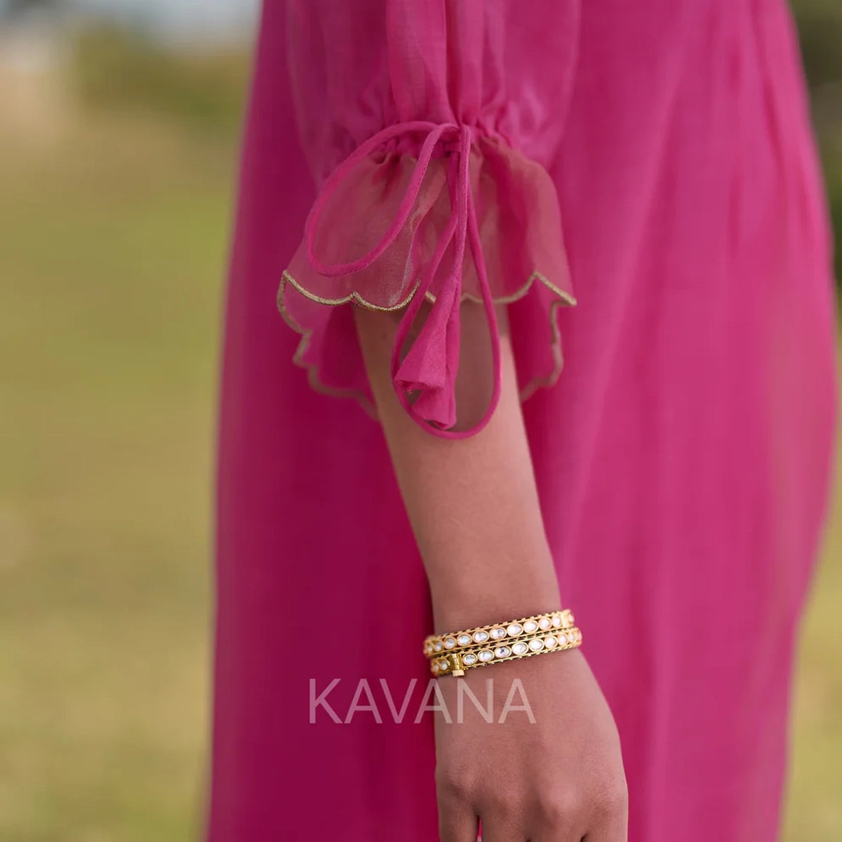 Heer Chanderi Kurta Set