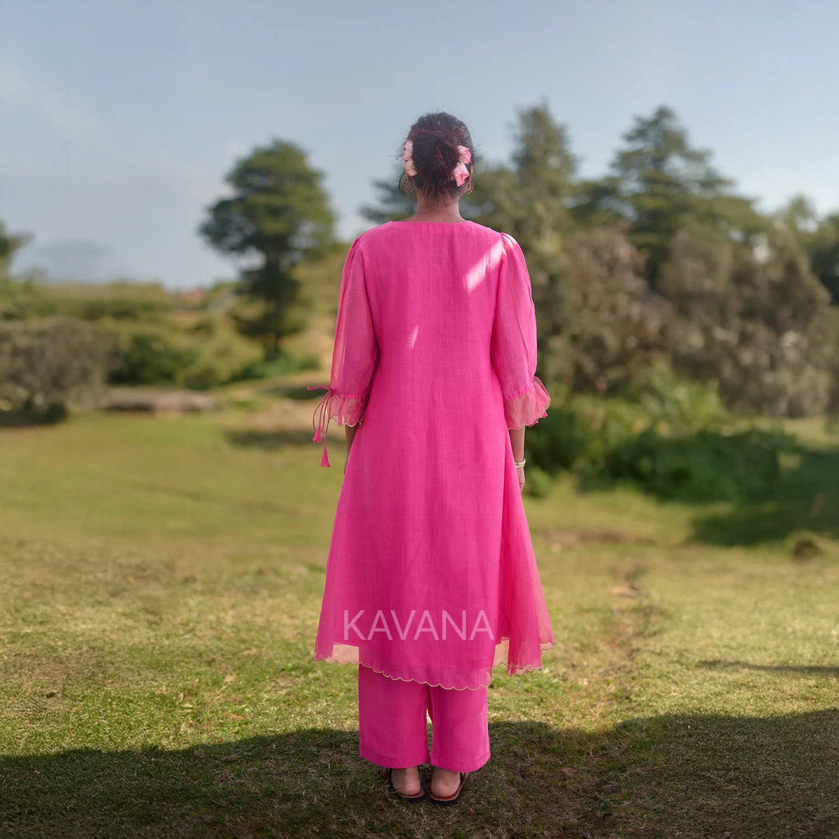 Heer Chanderi Kurta Set