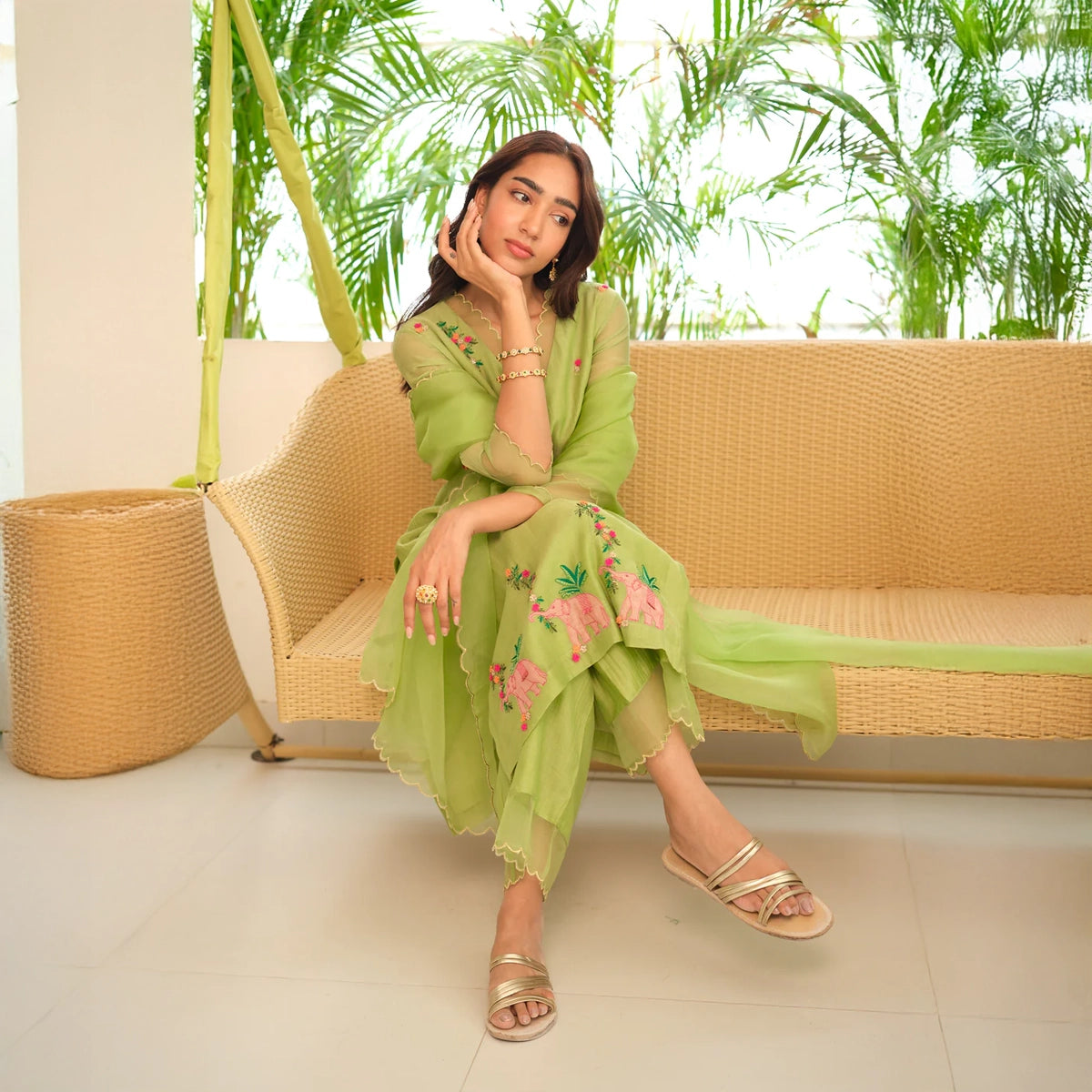 Numani Silk Organza Dupatta