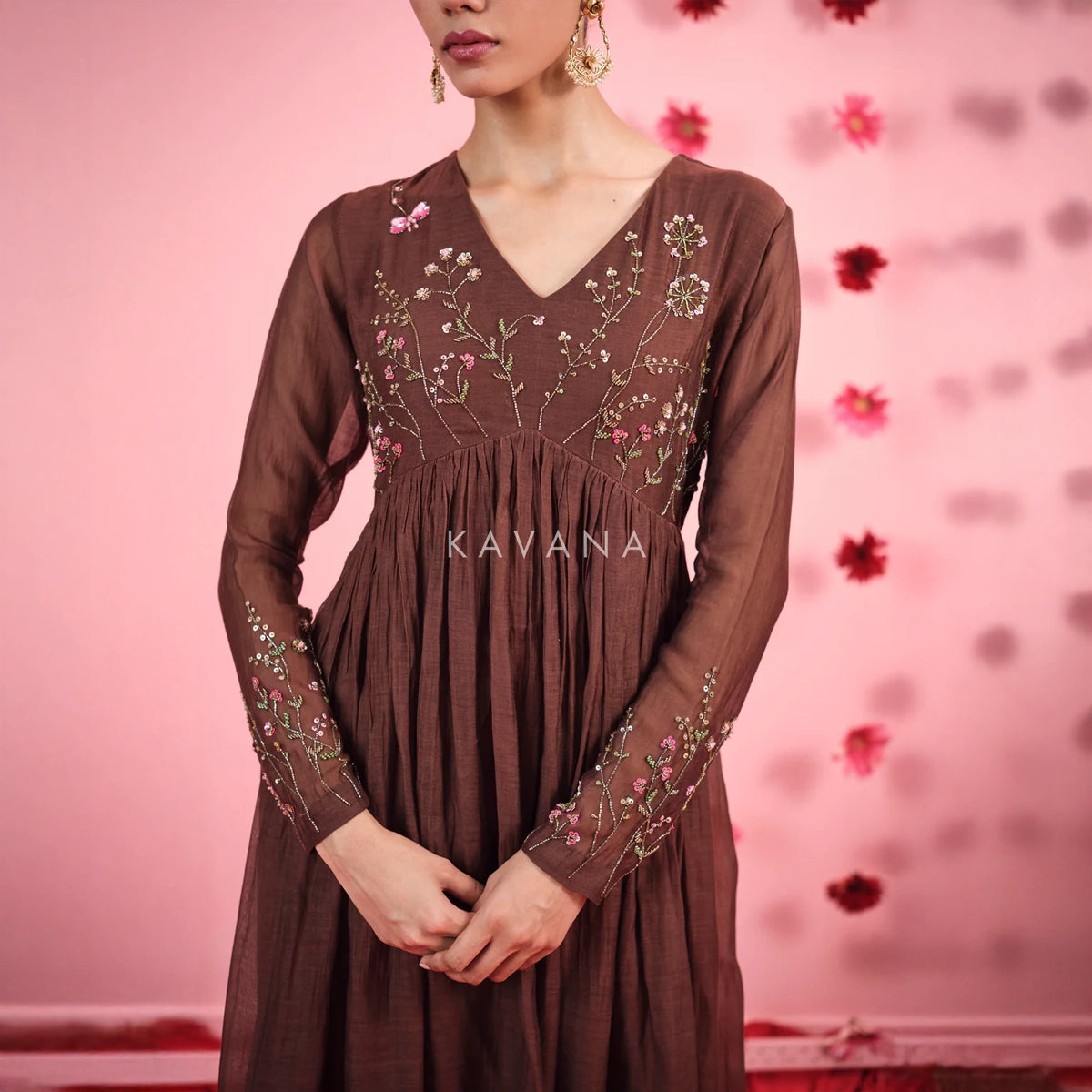 Suhana Chanderi Kurta Set