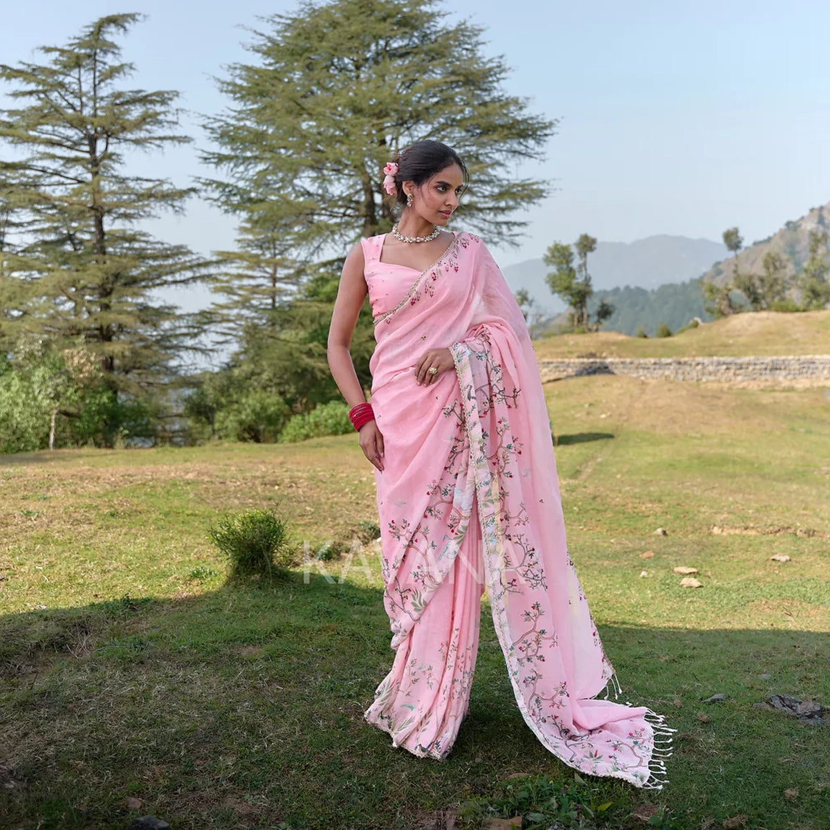 Ullan Linen Sari