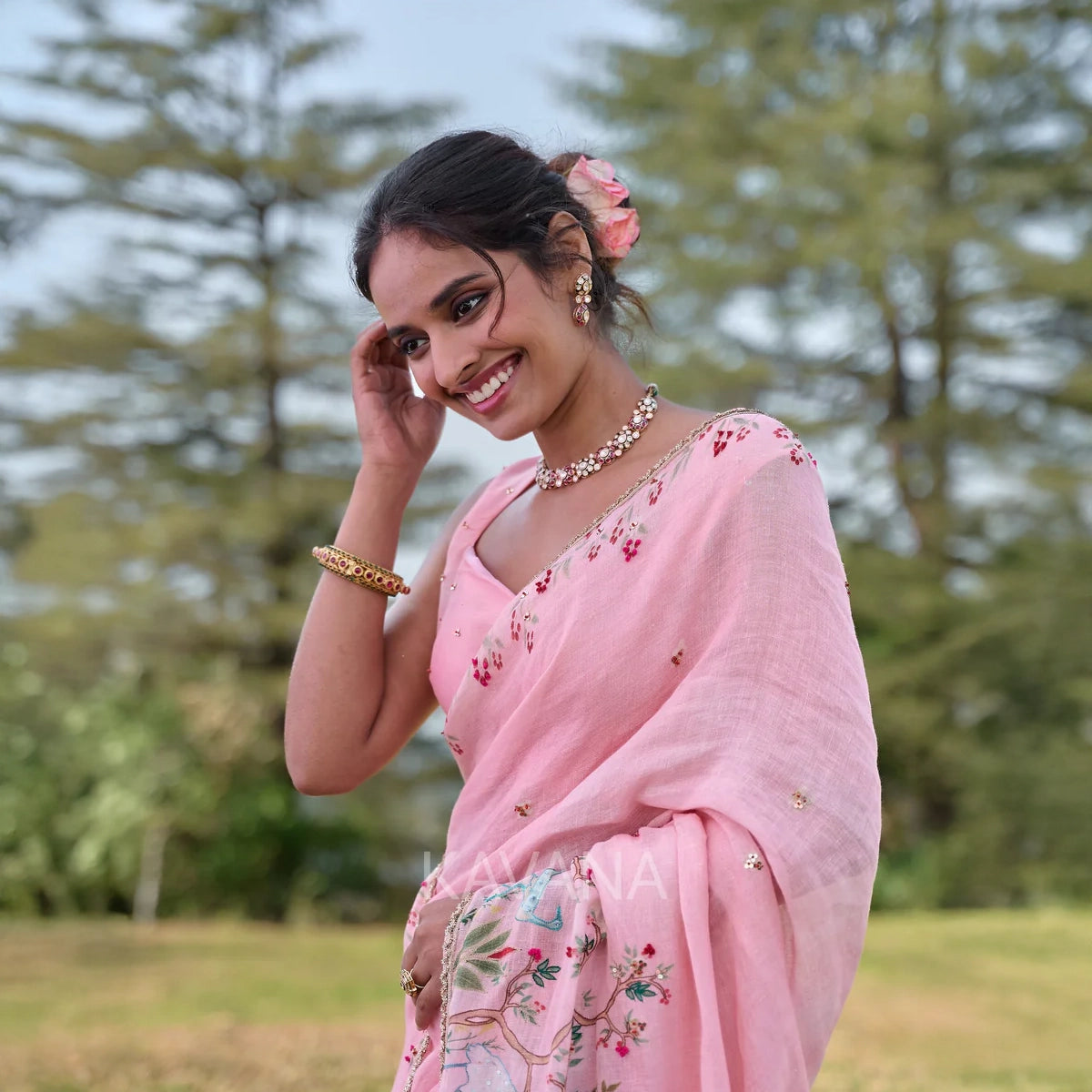 Ullan Linen Sari