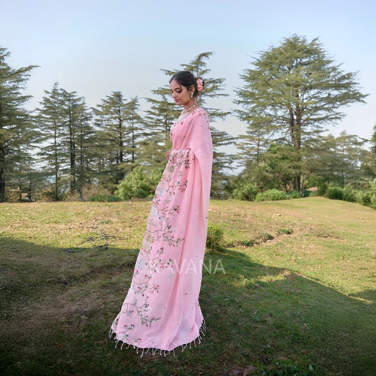 Ullan Linen Sari