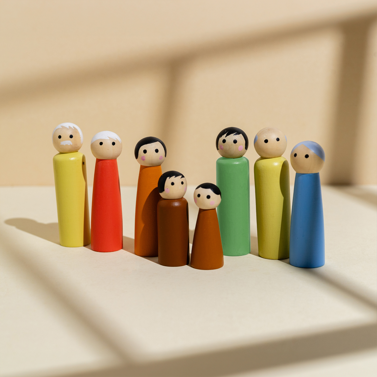 Kutumba Wooden Peg Dolls