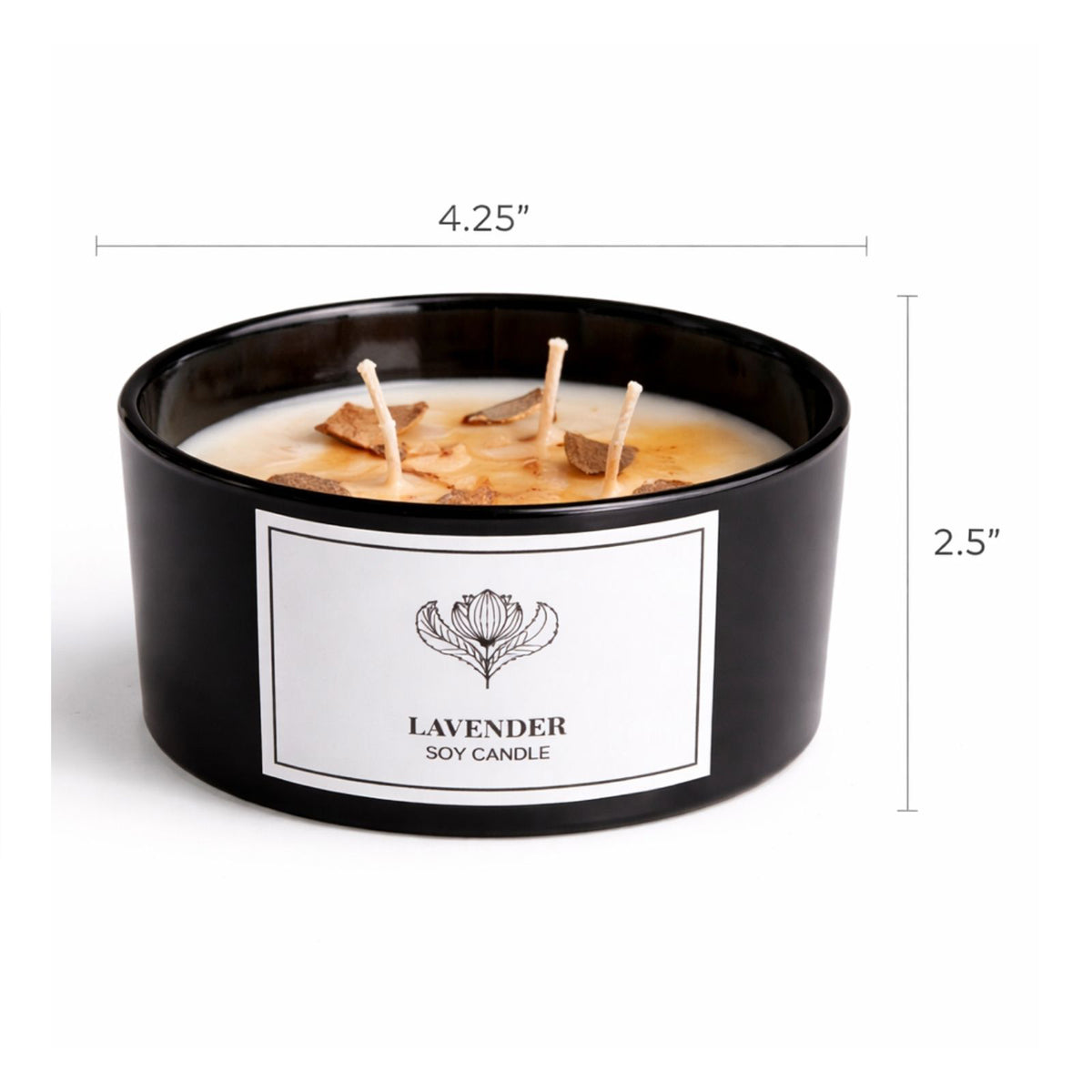 Noir Candle |  Floral Oudh | Medium