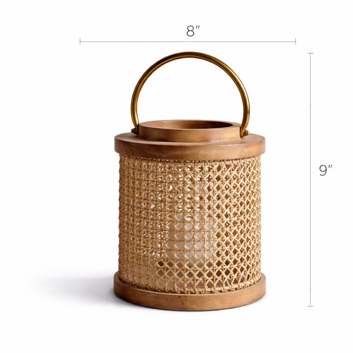 Rattan Hurricane Lantern