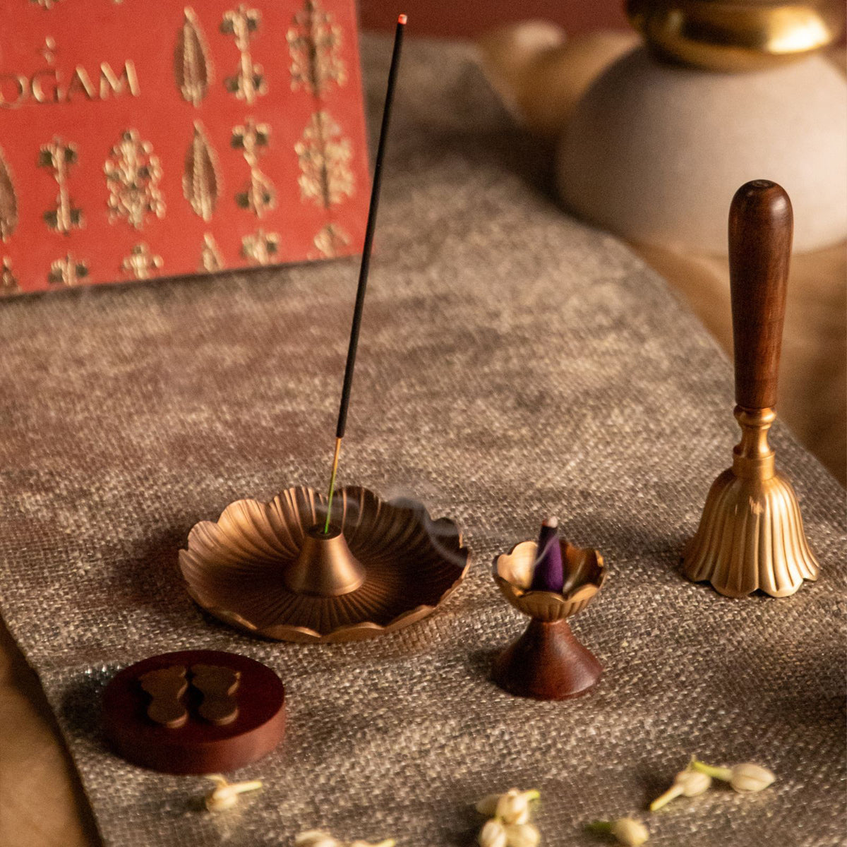 Scallop Pooja Set