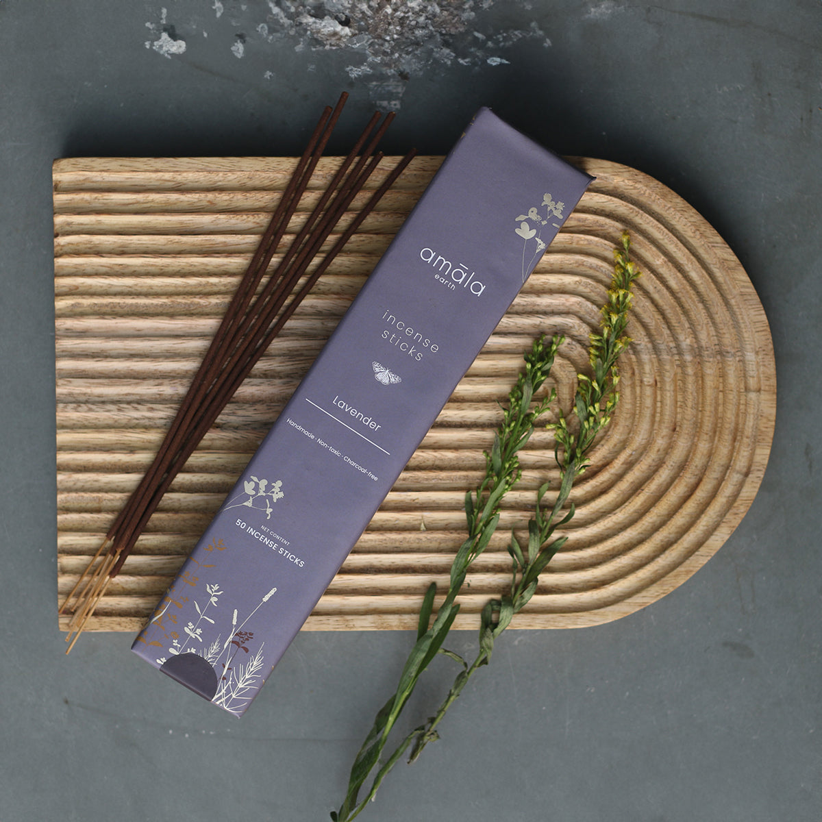 Natural Incense Sticks | Lavender | 50 Sticks