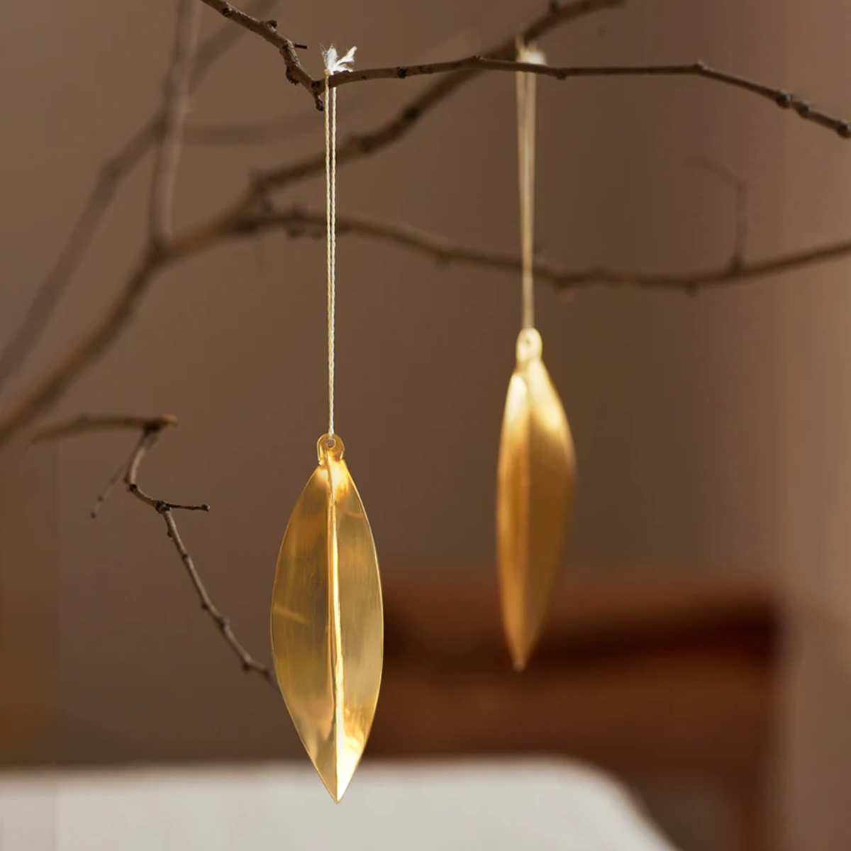 Leaf Brass Ornaments