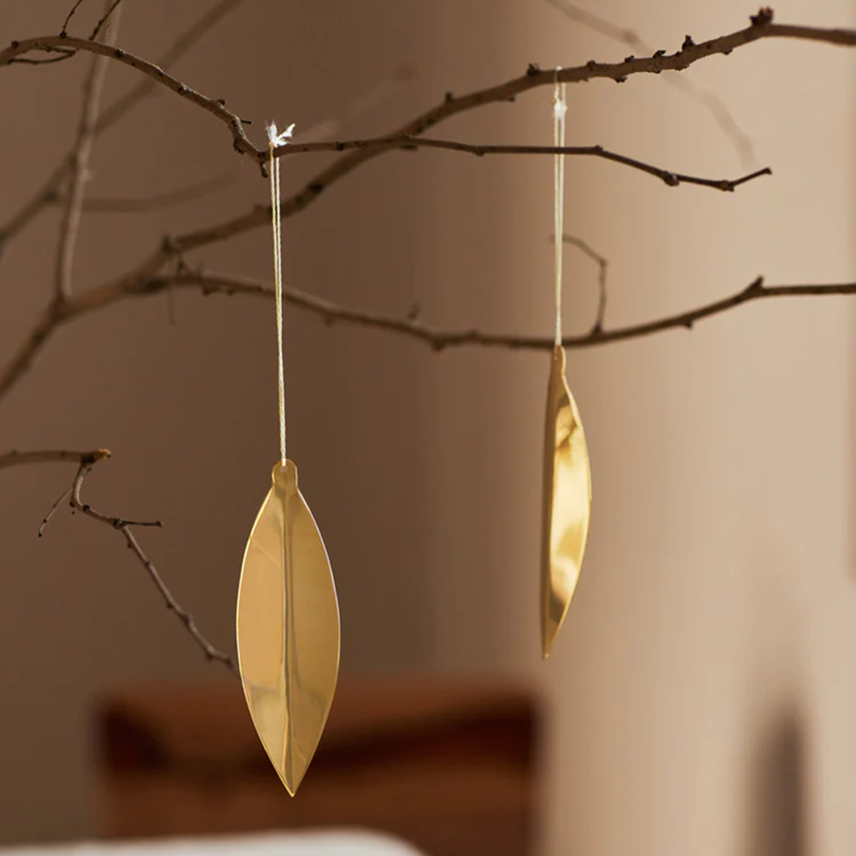 Leaf Brass Ornaments