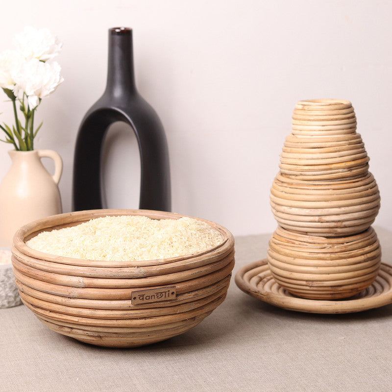 Cane Basket | Set of 2