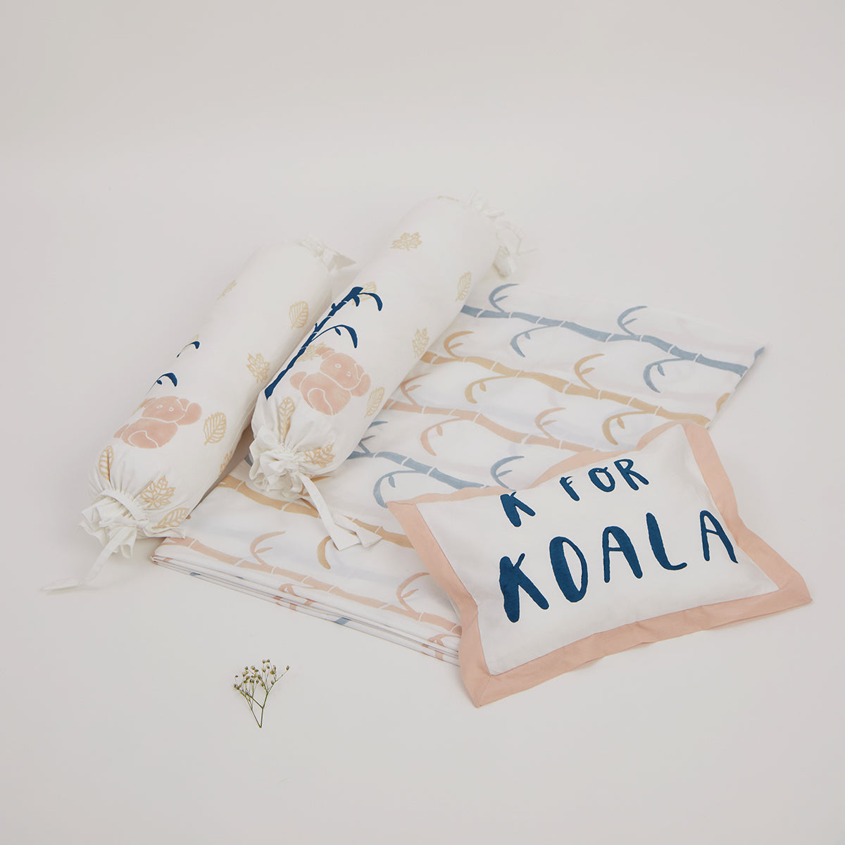 Cot Bedding Set- K for Koala - Beige