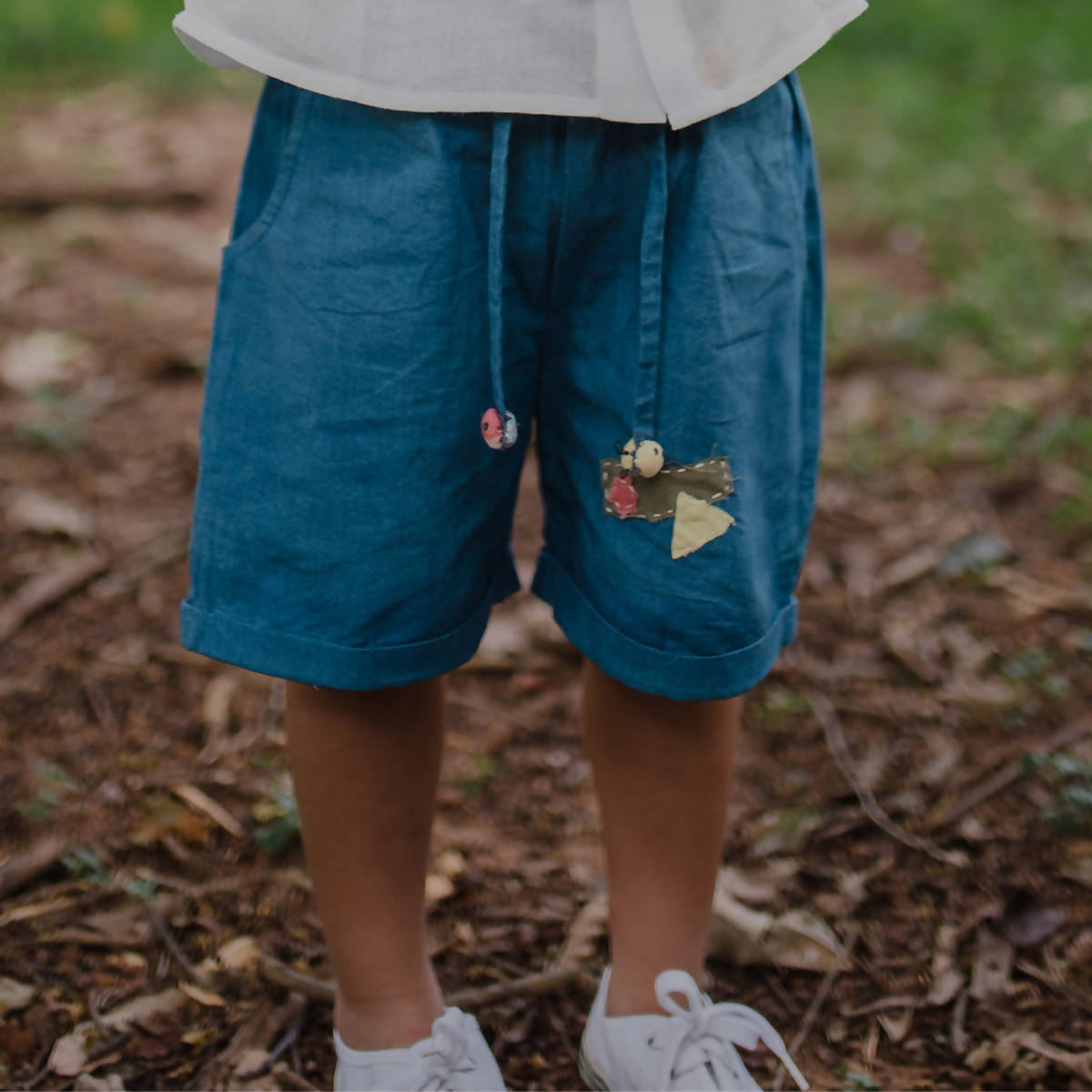 Indigo Boro Shorts