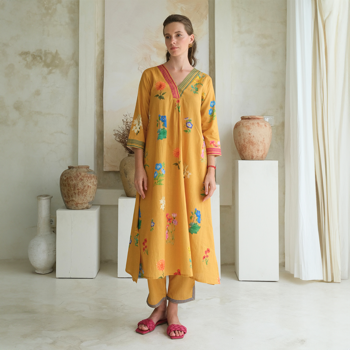 Marigold Kurta Set