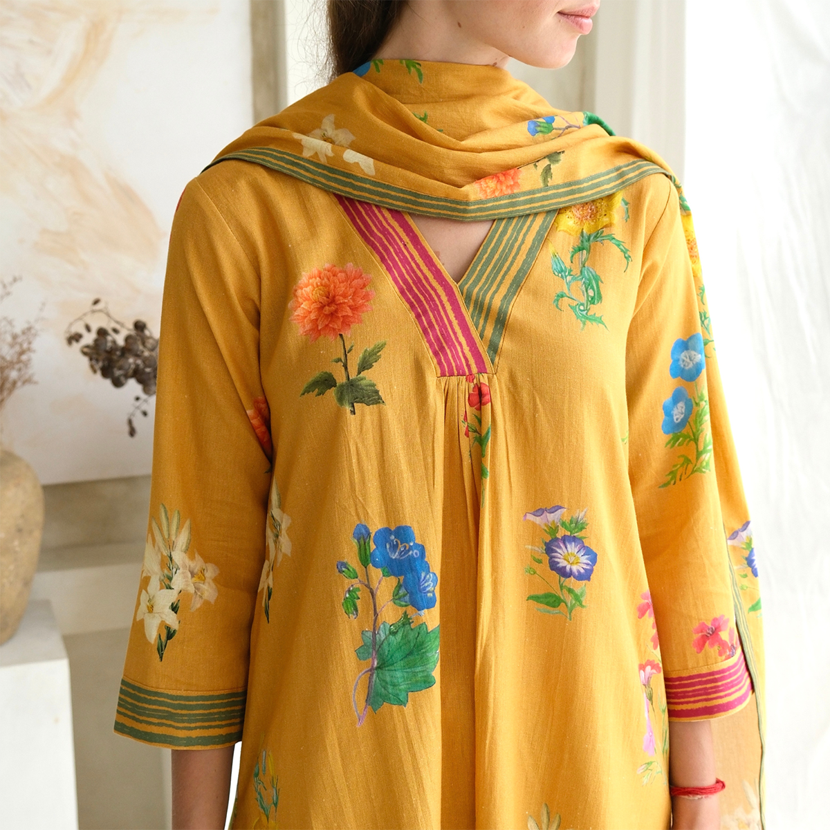 Marigold Kurta Set