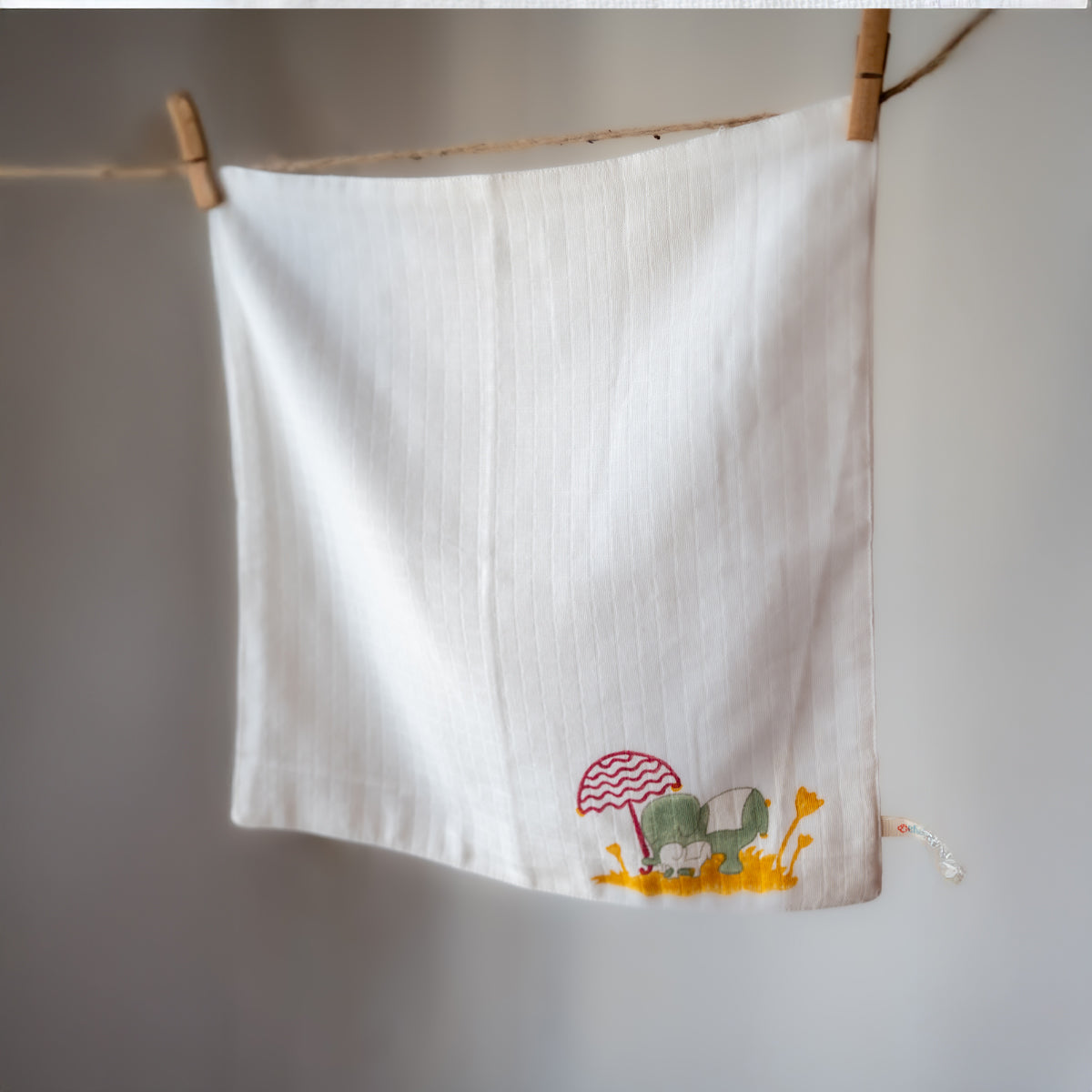 Baby Wash Cloth | Organic Muslin | Elle Multi | Set of 2