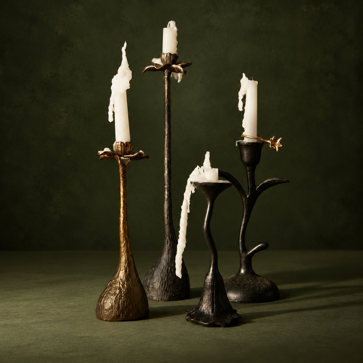 Bloom Candle Holder - Black