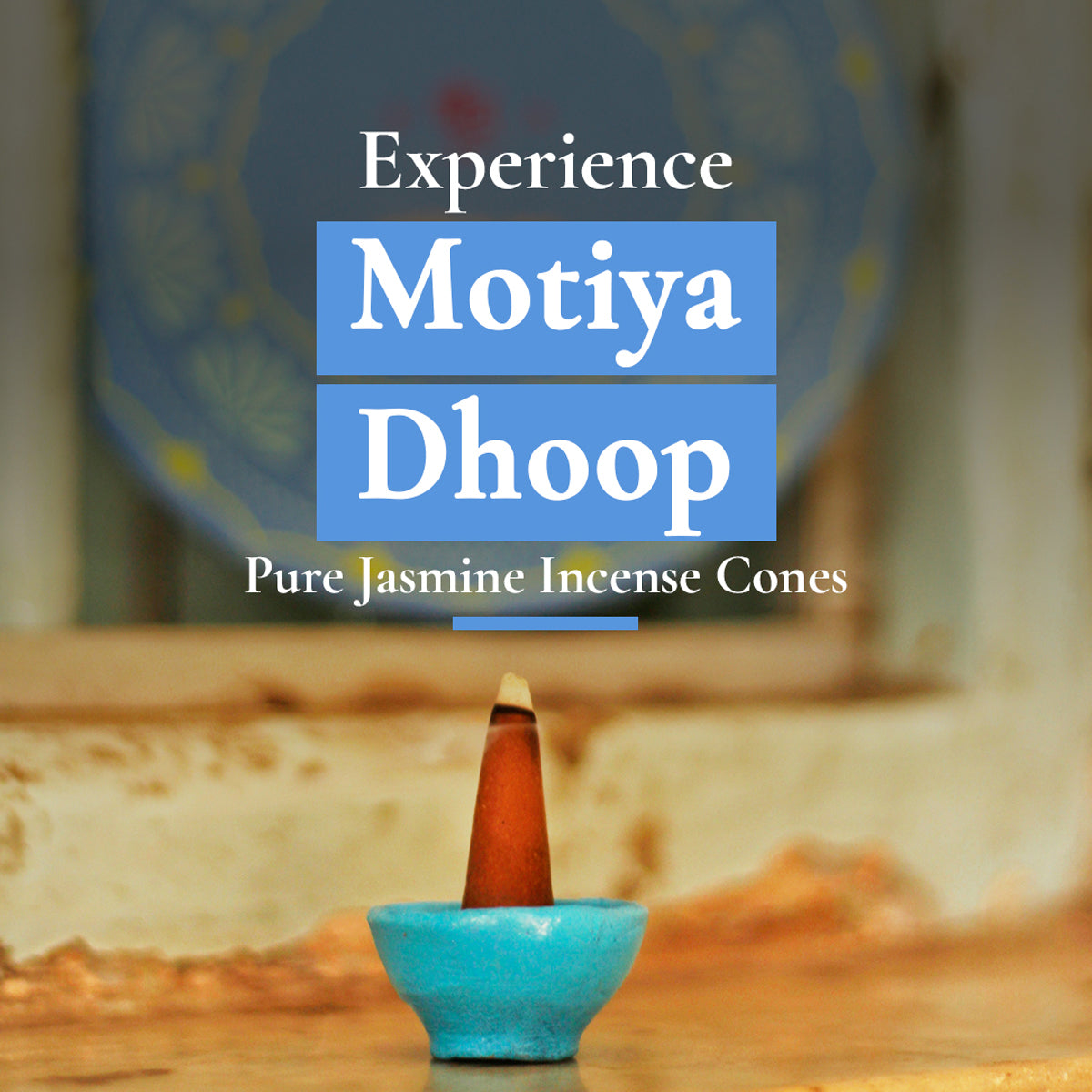 Motiya Dhoop - Pure Jasmine Incense Cones | Pack of 25 incense cones