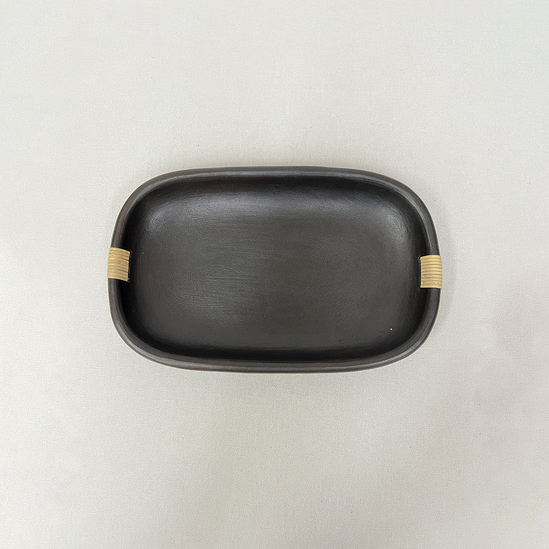 Black Pottery Tray