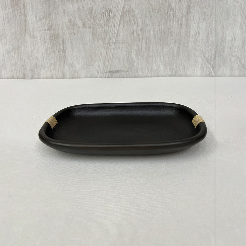 Black Pottery Tray