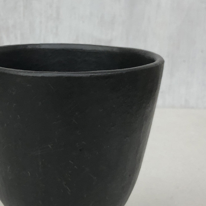 Black Pottery Planter