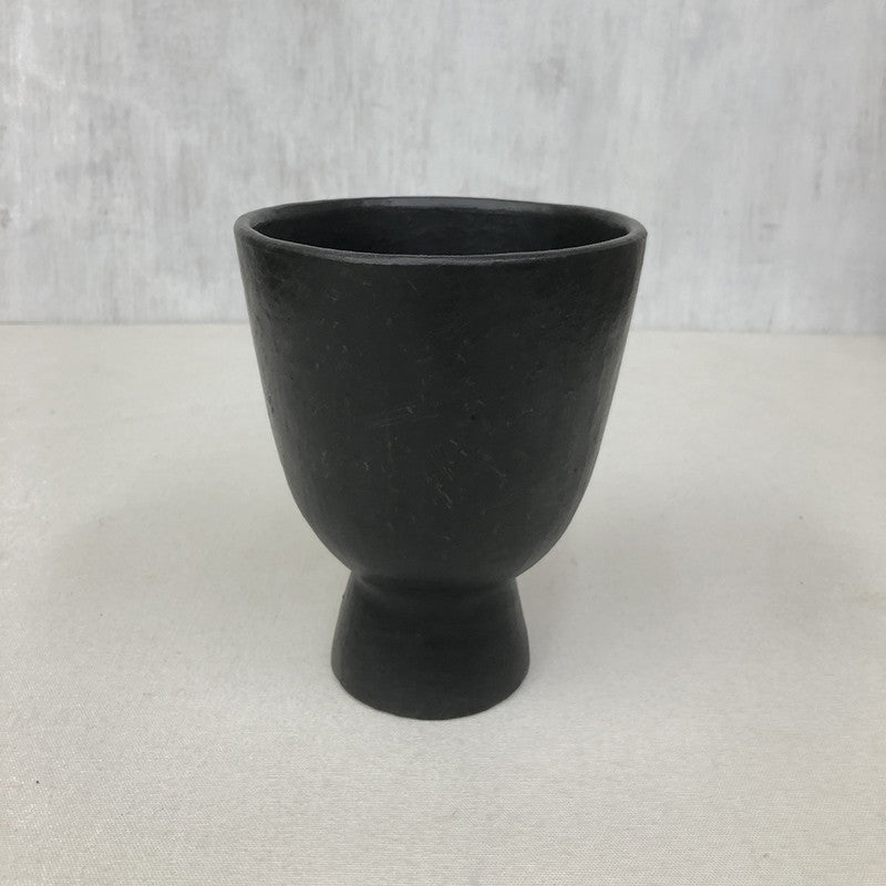 Black Pottery Planter