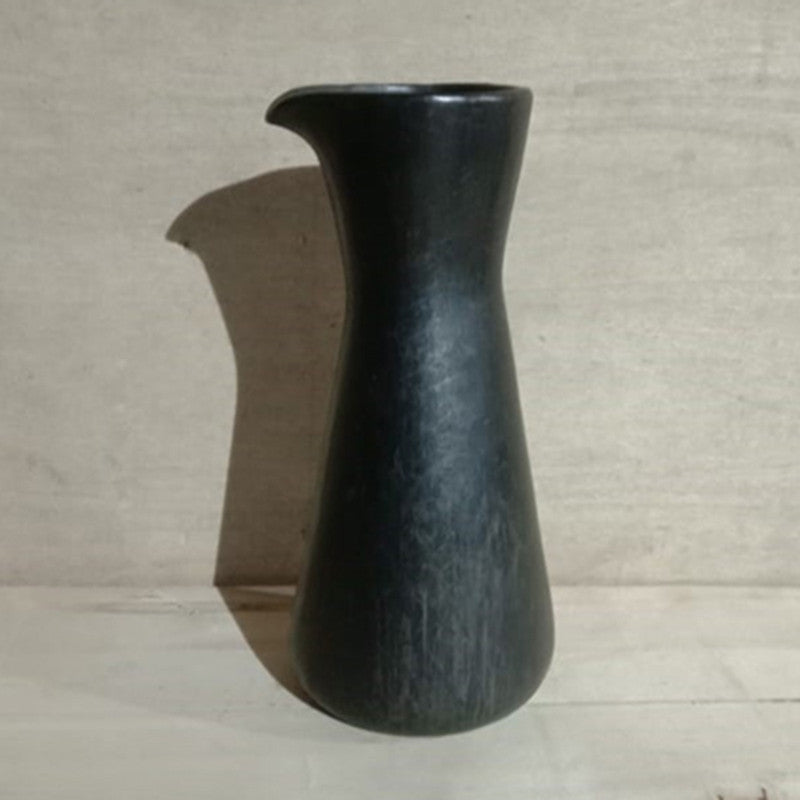 Black Pottery Carafe