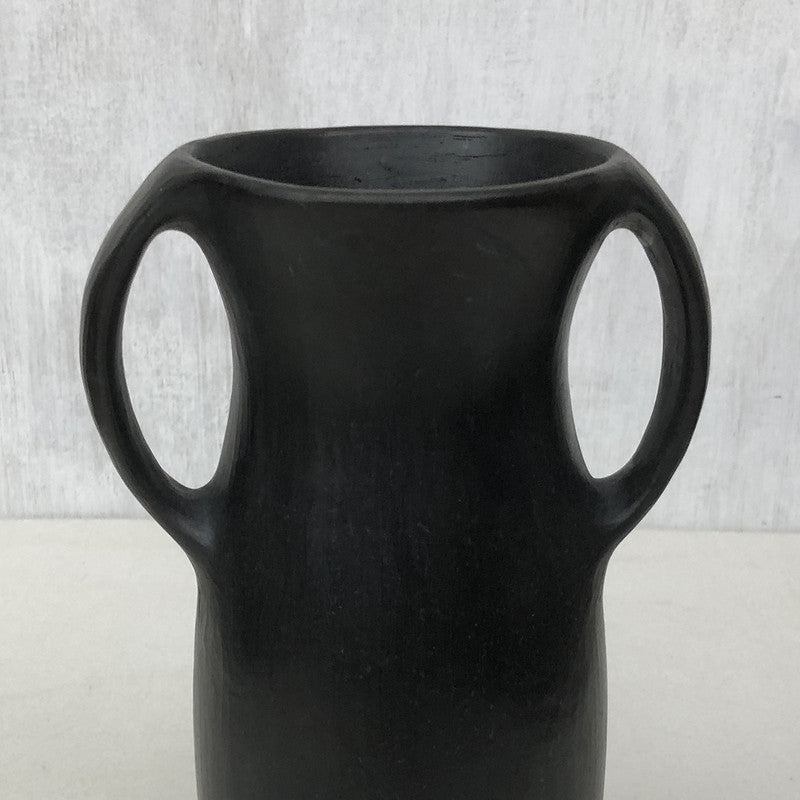 Black Pottery Vase