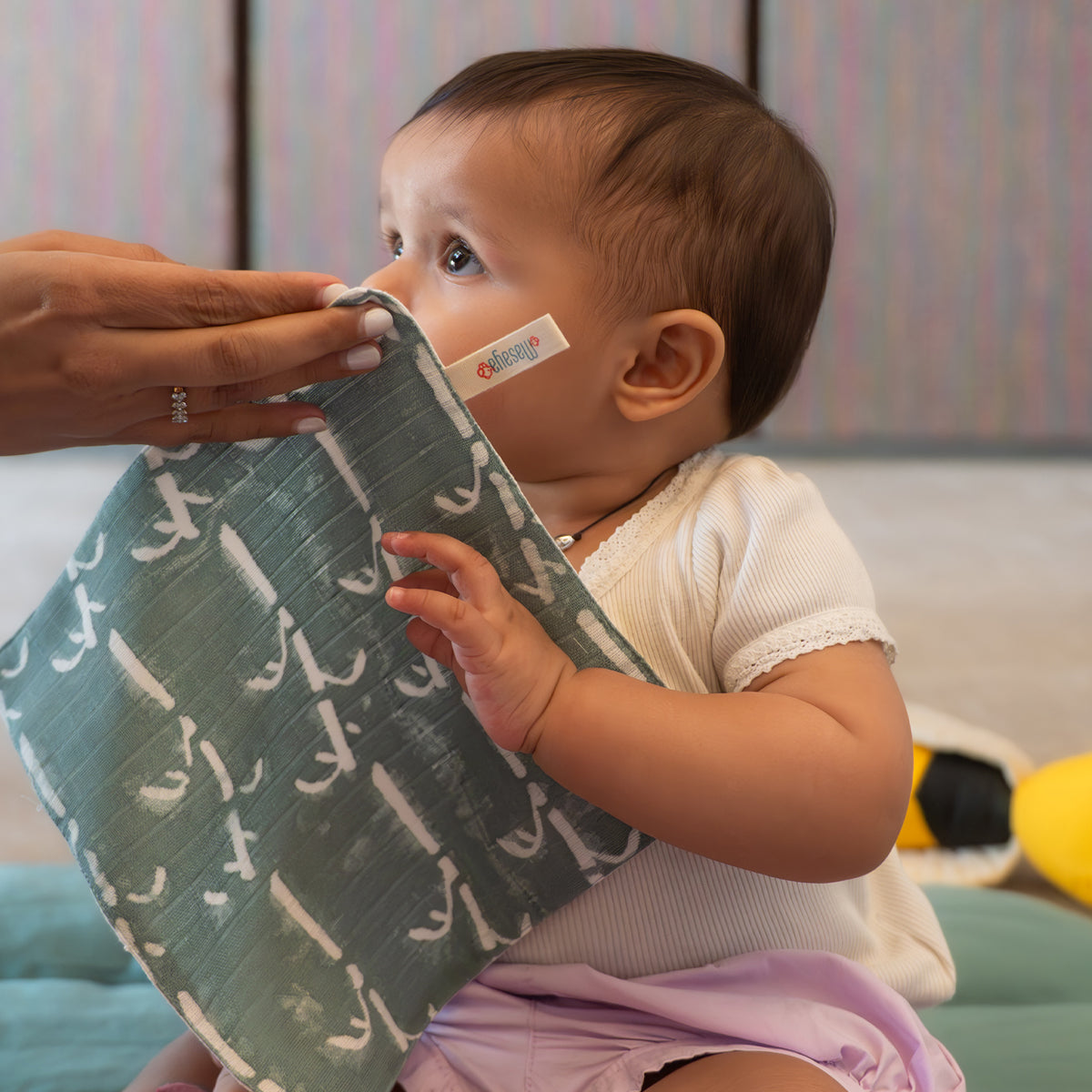 Baby Wash Cloth - Small | Organic Muslin | Set of 3
