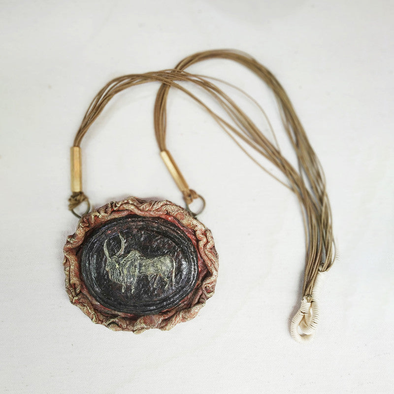 Papier-Mache Necklace