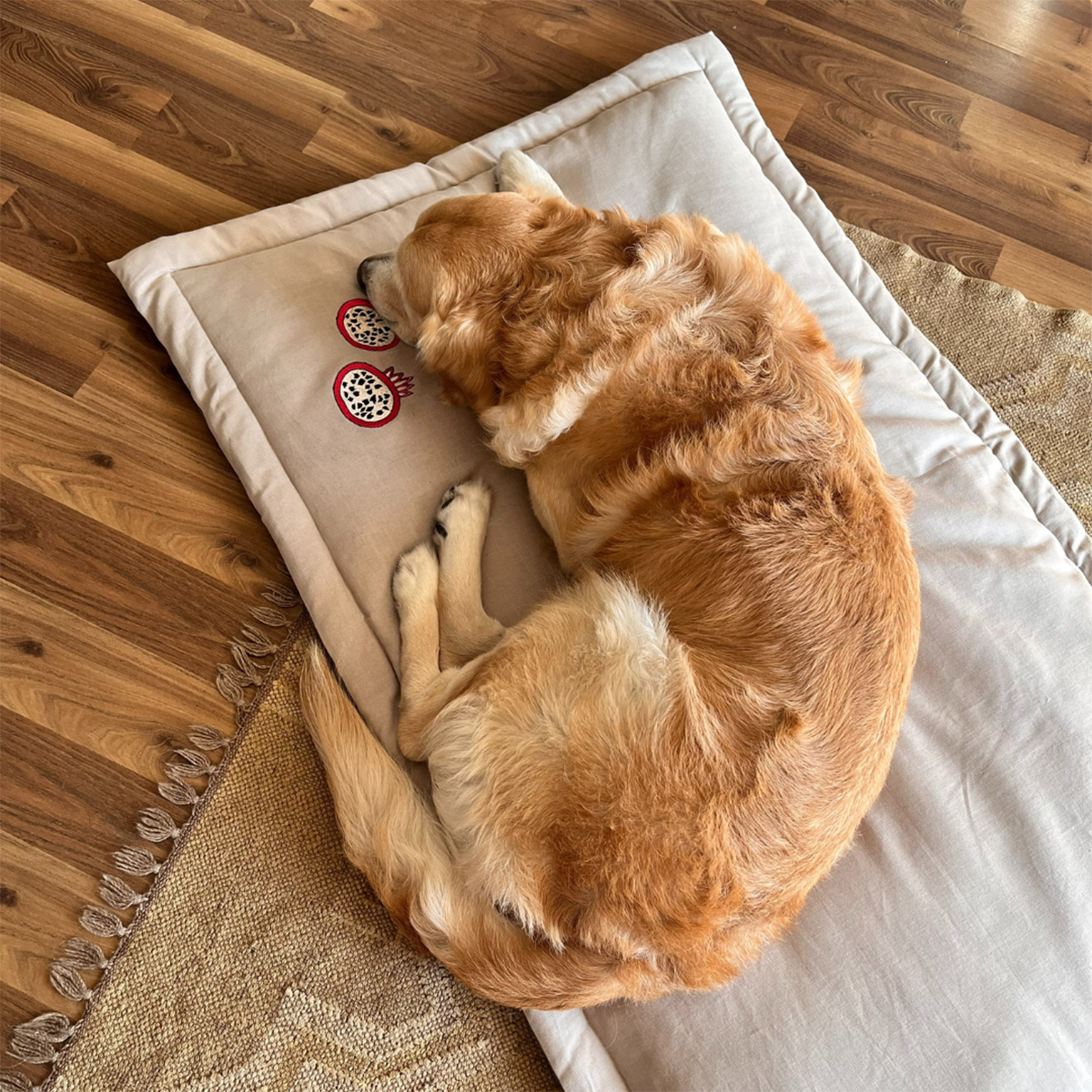 Linen Dog Mat | Medium