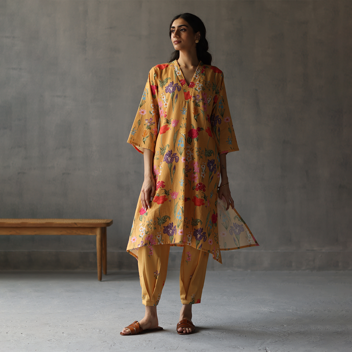 Primerose Kurta Set (Mango)