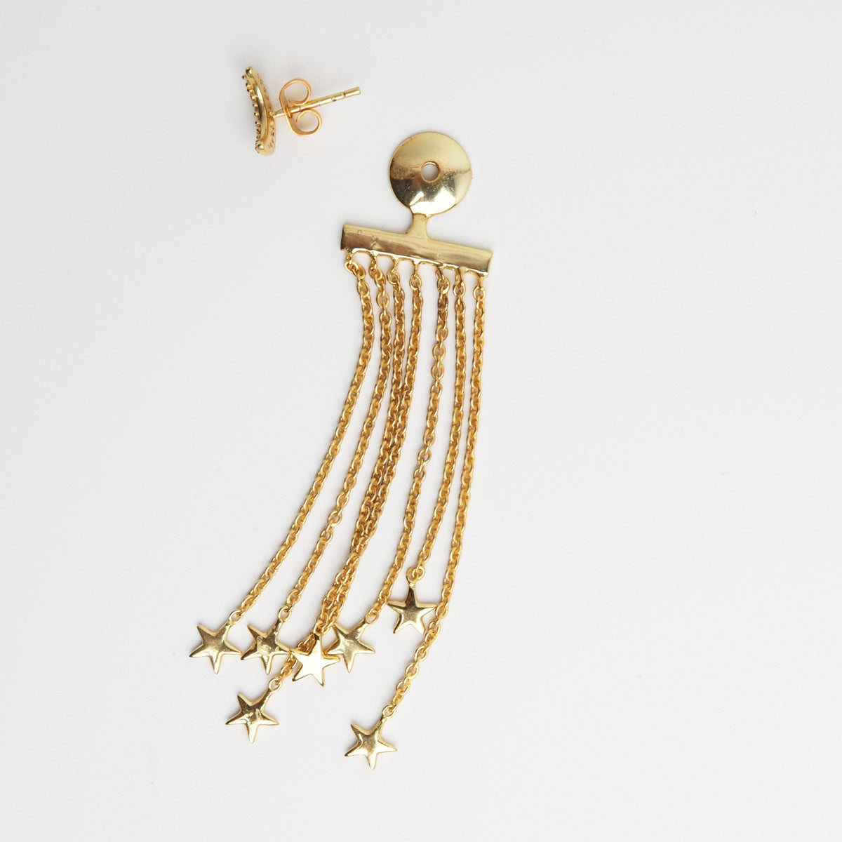 Starry Ear Jacket Earrings