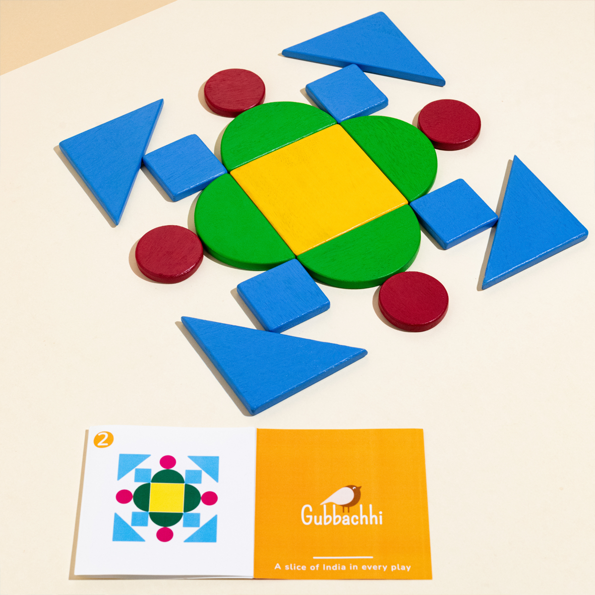 Rangoli Wooden Puzzle