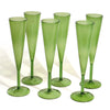 Gleam Champagne Flute (Set of 6) - Green