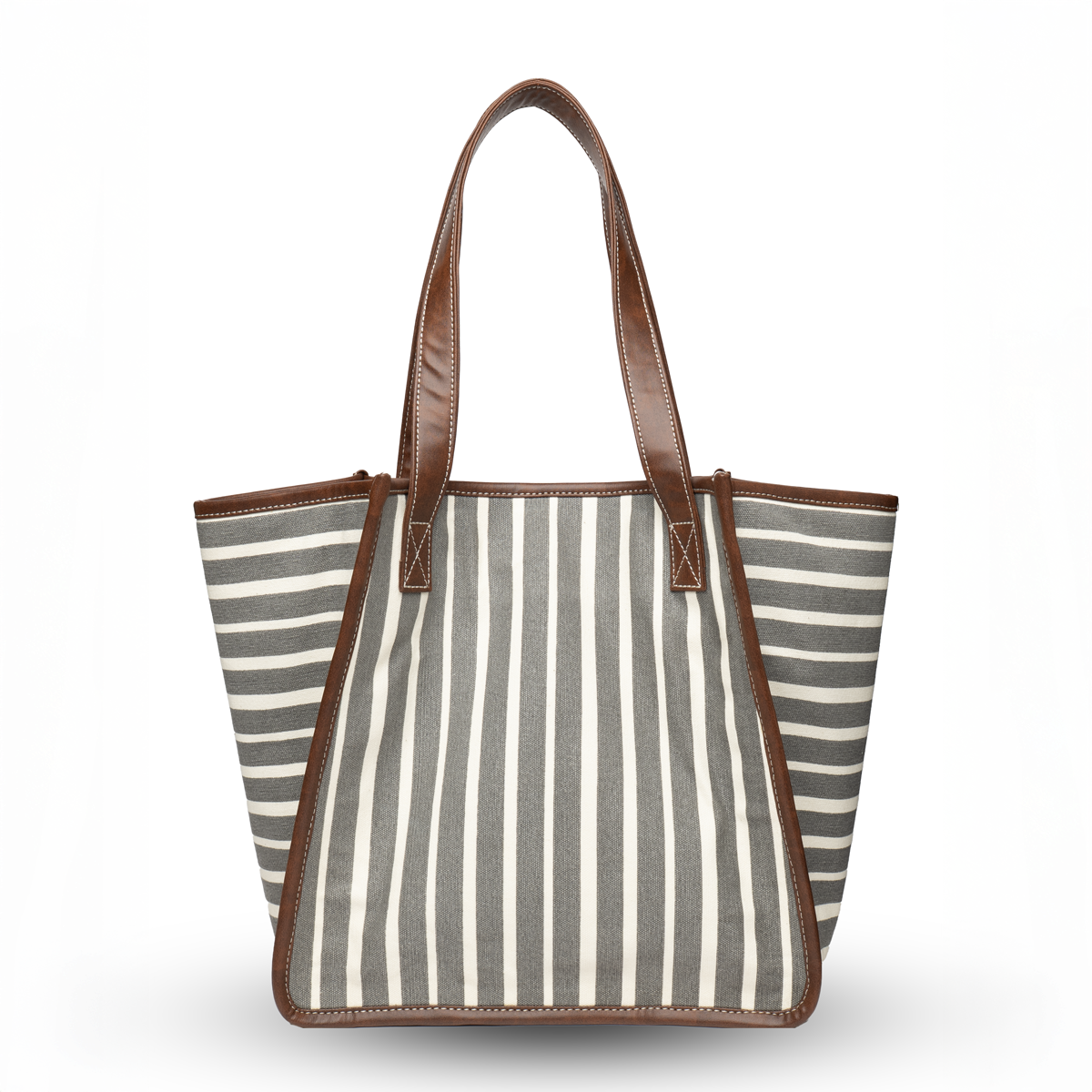 Retro Stripe Work Tote