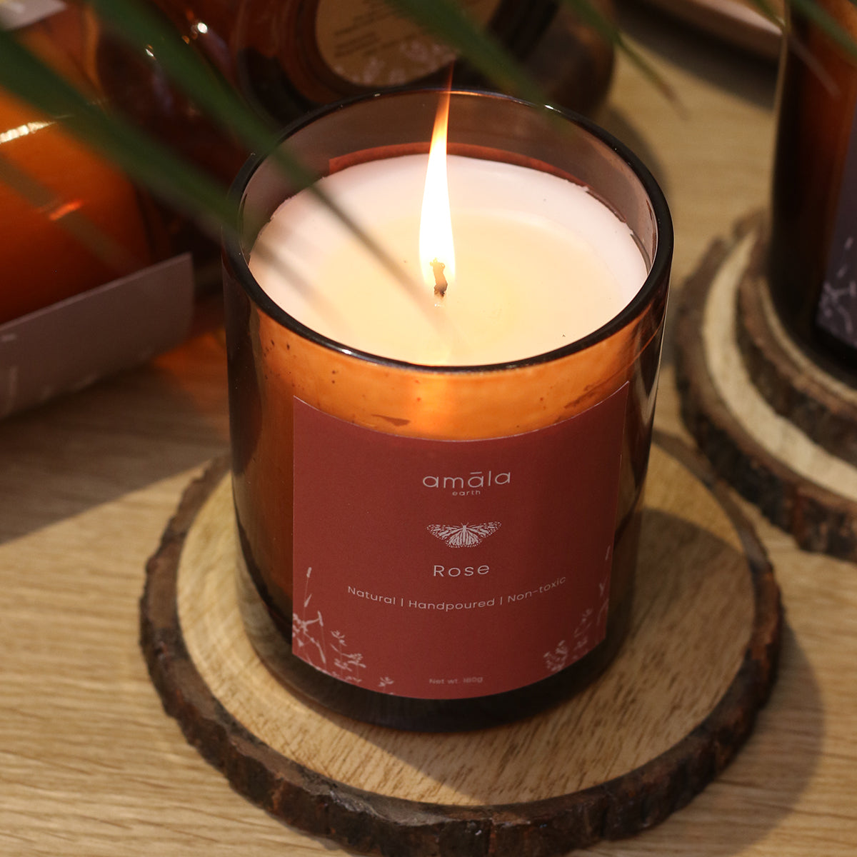 Soy wax Candle |Rose| 180 G