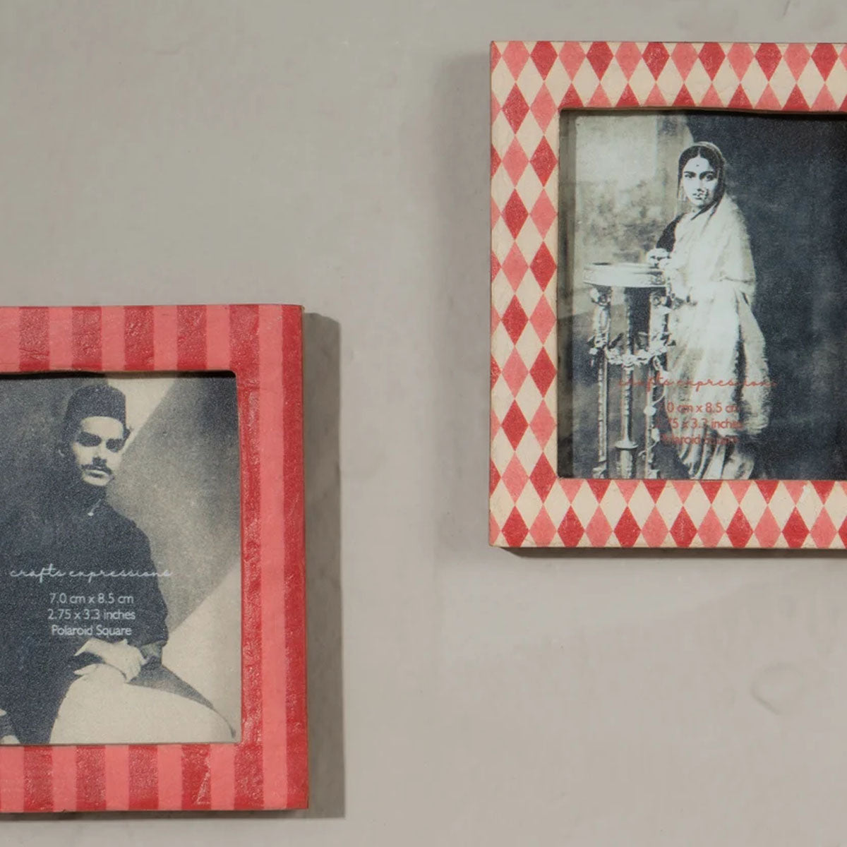 Ruby Wooden Instax Square Photo Frame | Red