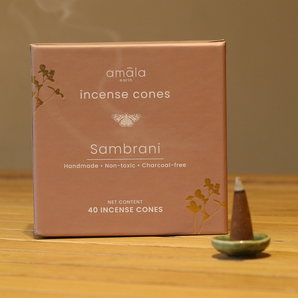 Natural Incense Cones | Sambrani | 40 Cones