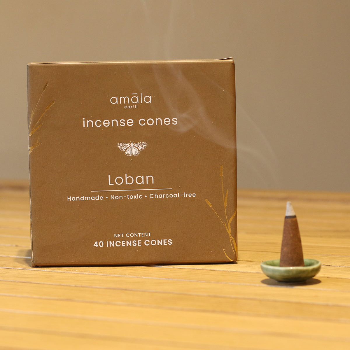 Natural Incense Cones | Loban | 40 Cones