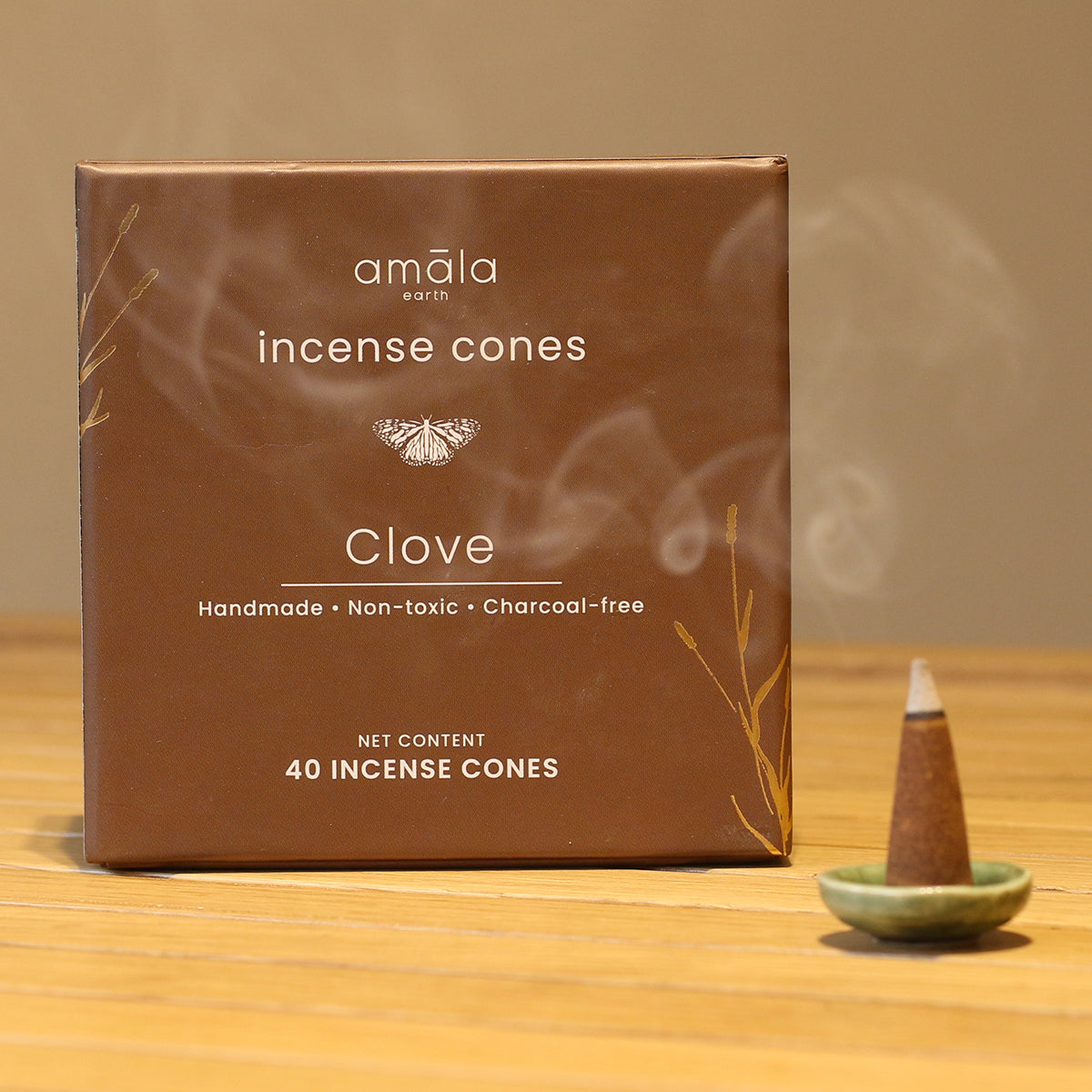 Natural Incense Cones | Clove | 40 Cones