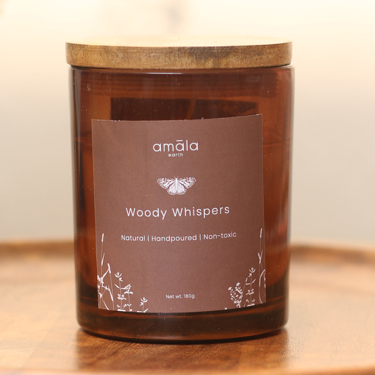 Soy Wax Candle| Woody Whispers | 180 G