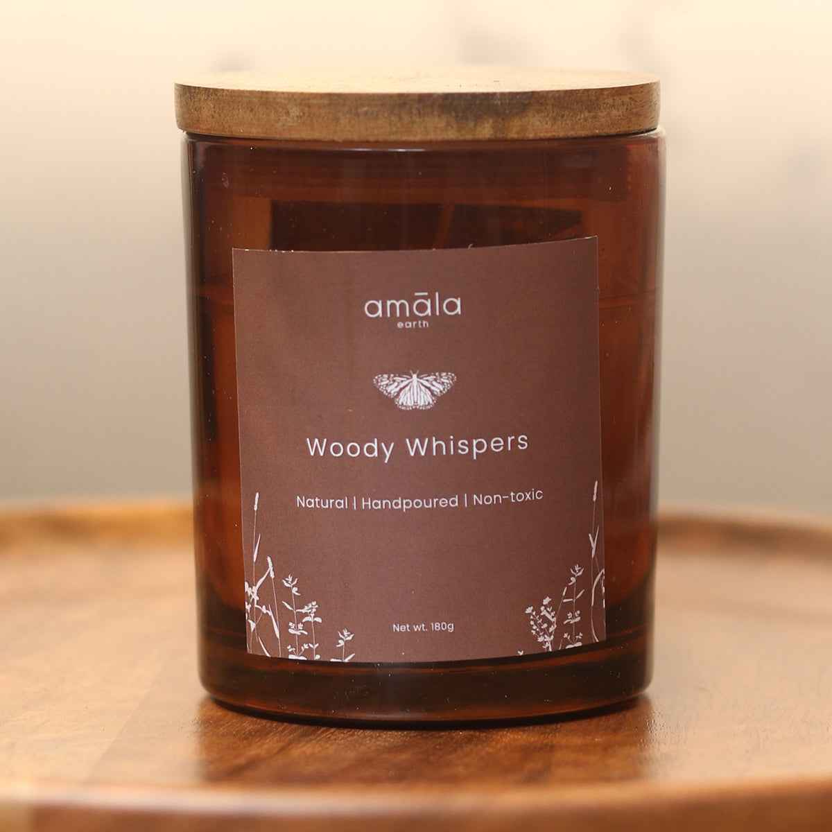 Soy Wax Candle| Woody Whispers | 180 G