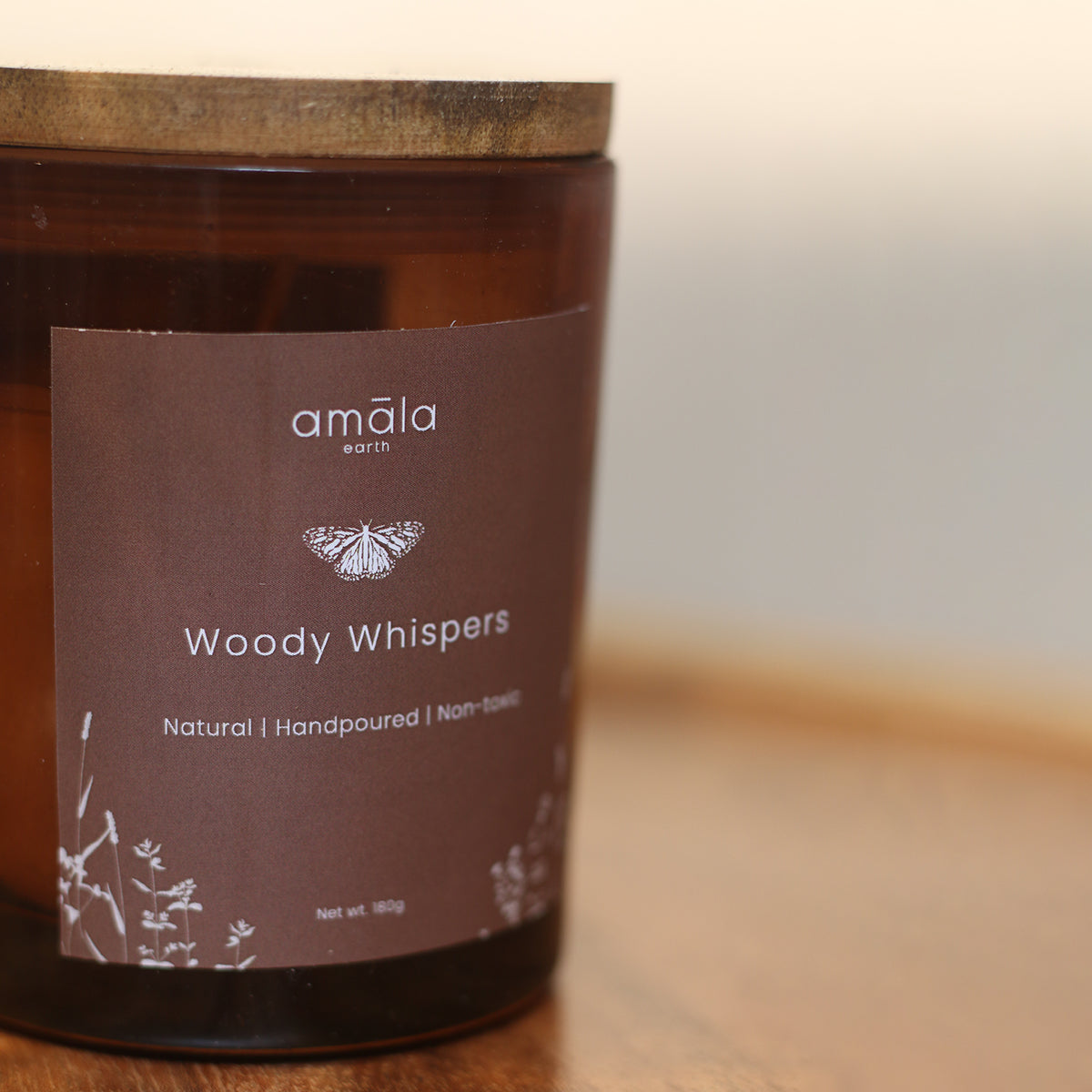 Soy Wax Candle| Woody Whispers | 180 G